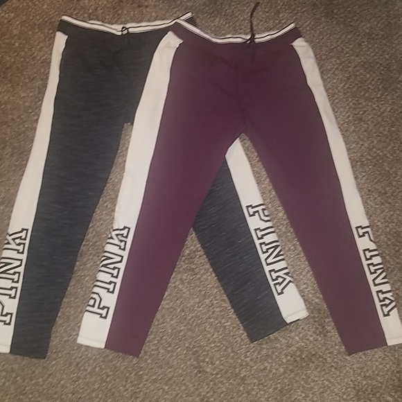 PINK Victoria's Secret Other - 2 vs pink sweats one black one burgandy